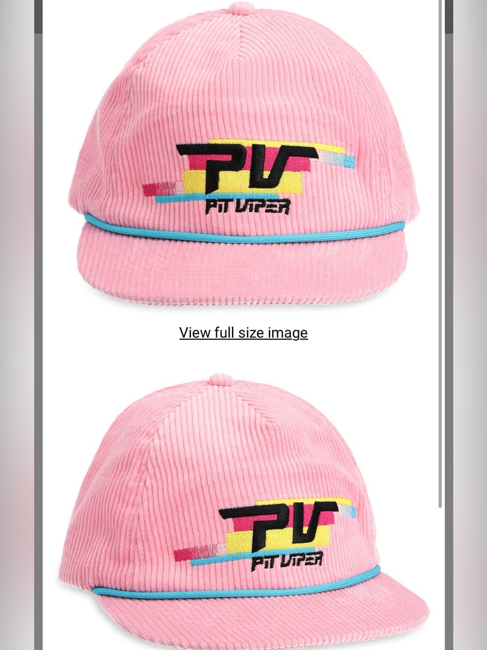 Pit Viper Groomer Corduroy Trucker Cap
